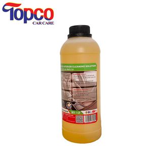 Dung dịch vệ sinh nội thất ô tô tẩy rửa vết bẩn ghế nỉ, ghế da, thảm, sàn, taplo Topco chai 1 lít