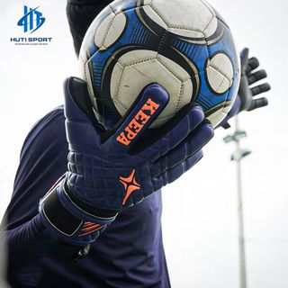 Găng Tay Thủ Môn Iwin Keepa PRO GK04 Chính Hãng, Bao Tay Bắt Bóng Cao Cấp Có Xương Trợ Lực Bảo Vệ Tay
