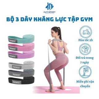 Dây Kháng Lực, Bộ 3 Dây Đàn Hồi Tập Gym Yoga Aolikes AL3609 Cao Cấp Chính Hãng giá sỉ