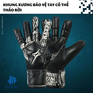 Găng Tay Thủ Môn Iwin Keepa PRO GK03 Chính Hãng, Găng Tay Bắt Bóng Cao Cấp Có Xương Trợ Lực Bảo Vệ Tay