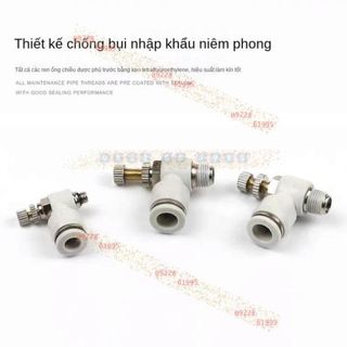 Van Điều Chỉnh Xi Lanh Khí Nén Van Tiết Lưu Điều Chỉnh Tốc Độ Khớp Nối Ống Khí SL4/6/8/10/12-M5 01 02 03 04 - LHO9.22.tám sáu.l.9.9.5