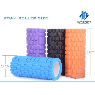 Con Lăn Foam Roller Massage Mát Xa Dãn Cơ Tập Gym Yoga Hàng Chuẩn Chính Hãng 30 33 45 CM