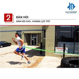 Dây Kháng Lực Đàn Hồi Đa Năng Hỗ Trợ Tập Luyện Tập Gym Cao Su Power Band Aolikes Chính Hãng AL3602