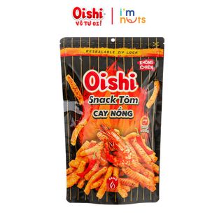 Snack tôm cay Oishi đủ vị gói lớn 68g giá sỉ