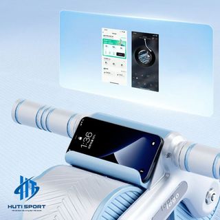 Con Lăn Tập Bụng HUTI SPORT Trợ Lực Hai Bánh Đa Năng Cao Cấp, Dụng Cụ Tập Gym Thể Dục Tại Nhà Giảm Mỡ Toàn Thân