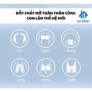 Con Lăn Tập Bụng HUTI SPORT Trợ Lực Hai Bánh Đa Năng Cao Cấp, Dụng Cụ Tập Gym Thể Dục Tại Nhà Giảm Mỡ Toàn Thân