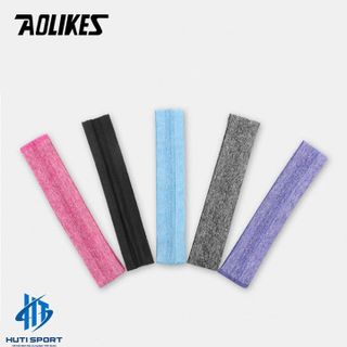 Băng Đô Thể Thao, Băng Trán Headband Đeo Đầu Tập Gym Thể Hình Chạy Bộ Thấm Mồ Hôi Nam Nữ Chính Hãng Aolikes AL2103