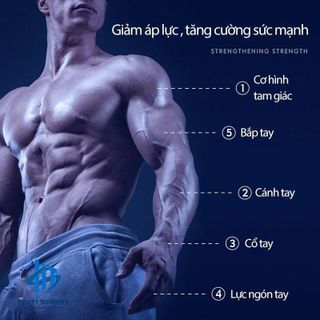 Bóng Tập Cổ Tay Phát Quang Tự Động HUTI SPORT, Thiết Bị Chuyên Dụng Cầm Tay Giảm Stress, Rèn Luyện Sức Mạnh Có Đèn Led