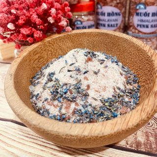 Muối hồng tắm ngâm chân Himalaya hương hoa lavender/hồng 250g