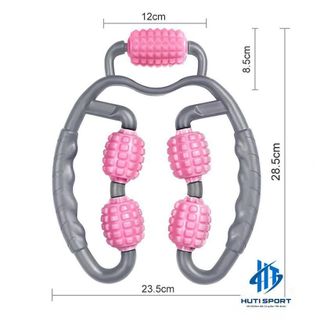 Con Lăn Massager HUTI SPORT, Dụng Cụ Vòng Kẹp Mát Xa Bắp Chân Tay Giãn Cơ Yoga Tập Gym Dobetter