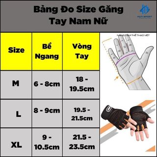 Găng Tay Tập Gym HUTI SPORT, Bao Tay Thể Thao Thể Hình Tập Gym Tập Tạ Nam Nữ Chính Hãng Giá Rẻ