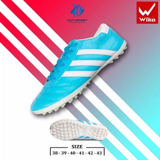 Giày Đá Bóng 3 Sọc Wika giá rẻ đá banh TF sân cỏ nhân tạo Full Box nam nữ nhiều màu chính hãng