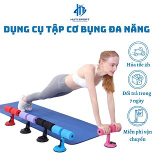 Dụng Cụ Tập Cơ Bụng Đa Năng HUTI SPORT, Giảm Mỡ Gập Bụng Tại Nhà Có Đế Hút Chân Không Tiện Lợi