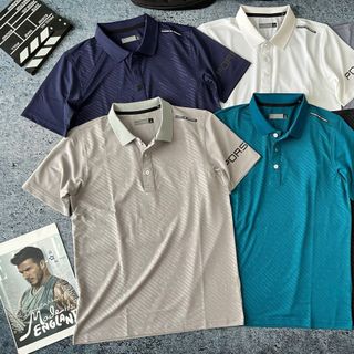 Áo cổ trụ nam vải lỗ kim siêu thoáng mát 83k Phom chất chuẩn đẹp Size m l xl xxl Ri 2222 Tách nửa ri được