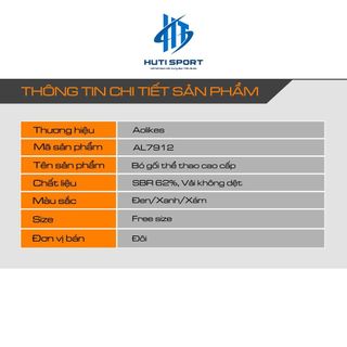 Bảo Vệ Đầu Gối, Băng Quấn Bó Gối Silicon Thủ Môn Đá Bóng Cầu Lông Bóng Chuyền Tập Gym Thể Hình Aolikes AL7912