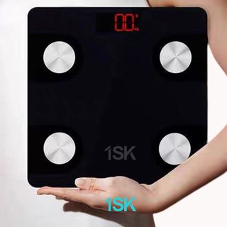 Cân điện tử thông minh 1SK CF398BLE kết nối Bluetooth giúp theo dõi sức khỏe, phân tích 14 chỉ số cơ thể