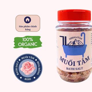 Muối hồng tắm ngâm chân Himalaya hương hoa lavender/hồng 250g