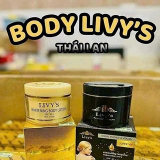 Body livy đen , vàng chuẩn tem công ty triệu vy có đủ 2 mã