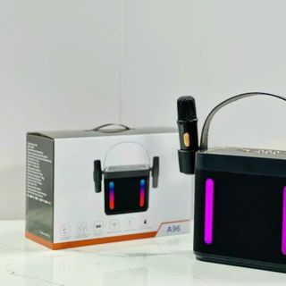 Loa Bluetooth Karaoke A96 (Kèm 2 Micro Không Dây)
