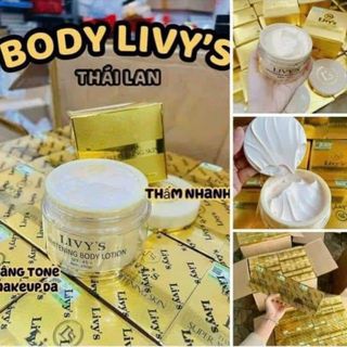 Body livy đen , vàng chuẩn tem công ty triệu vy có đủ 2 mã