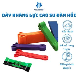 Dây Kháng Lực HUTI SPORT, Cao Su Đàn Hồi Dobetter Trợ Lực Power Band Cao Cấp Tập Gym Thể Hình Tại Nhà