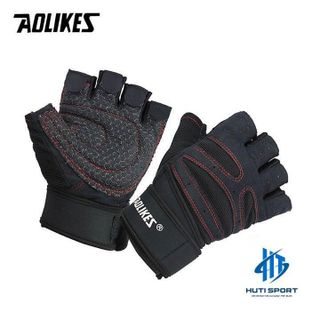Bao Tay Tập Gym, Găng Tay Tập Tạ Thể Hình Xà Đơn Nam Nữ Có Đai Cuốn Cao Cấp Aolikes AL109