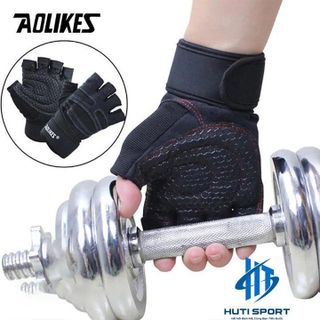 Bao Tay Tập Gym, Găng Tay Tập Tạ Thể Hình Xà Đơn Nam Nữ Có Đai Cuốn Cao Cấp Aolikes AL109