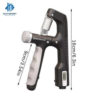Kìm Bóp Tay Điện Tử HUTI SPORT, Dụng Cụ Tập Cơ Tay Bản Chữ R Tập Gym Tại Nhà Điều Chỉnh Cường Độ 10-100KG