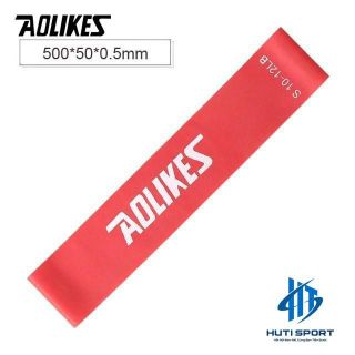 Dây Kháng Lực Tập Gym, Bộ 6 Dây Cao Su Kháng Lực Tập Chân Mông Aolikes AL3601 Mini Band, Phụ Kiện Tập Gym Nữ