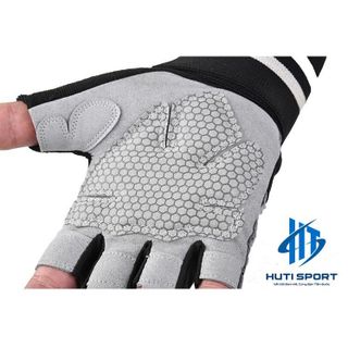Găng Tay Tập Gym Nam Nữ HUTI SPORT Có Cuốn, Bao Tay Tập Tạ Thể Hình Xà Đơn Thể Thao Có Cuốn Cổ Tay