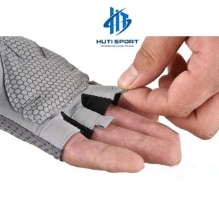 Găng Tay Tập Gym Nam Nữ HUTI SPORT Có Cuốn, Bao Tay Tập Tạ Thể Hình Xà Đơn Thể Thao Có Cuốn Cổ Tay
