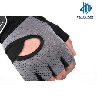 Găng Tay Tập Gym Nam Nữ HUTI SPORT Có Cuốn, Bao Tay Tập Tạ Thể Hình Xà Đơn Thể Thao Có Cuốn Cổ Tay