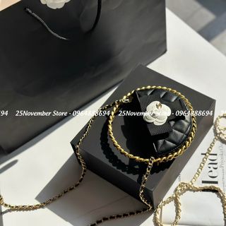 𝐓𝐮́𝐢 𝐗𝐚́𝐜𝐡 Nữ Cao Cấp 𝟐𝟒𝐂 𝐂 𝐋 𝐔 𝐓 𝐂 𝐇 𝐒𝐏𝐒𝐋 Màu Sắc :Đen size: 16cm