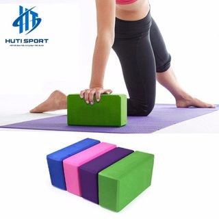 Gạch Tập Yoga, Gối Tập Yoga Xốp Cao Cấp Eva Cứng Gấp 3 Lần Loại Gạch Tập Thông Thường Yoga Blocks