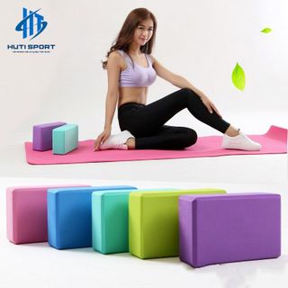 Gạch Tập Yoga, Gối Tập Yoga Xốp Cao Cấp Eva Cứng Gấp 3 Lần Loại Gạch Tập Thông Thường Yoga Blocks