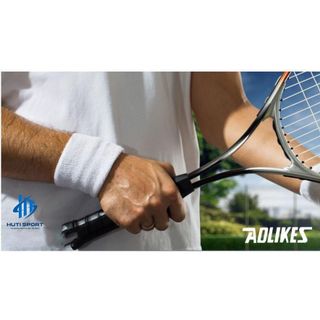 Băng Tay Chặn Mồ Hôi Quấn Bảo Vệ Cổ Tay Aolikes AL0230 Chính Hãng Thể Thao Tập Gym Tennis Cầu Lông Thấm Mồ Hôi (1 Chiếc)