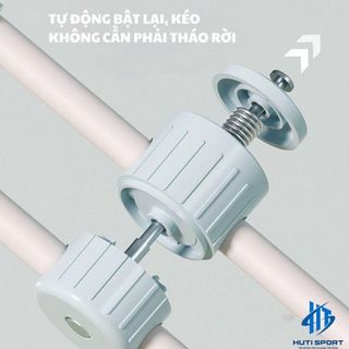Gậy Tập Lưng Yoga Đa Năng HUTI SPORT, Yoga Stick Tập Thẳng Lưng, Tập Vai, Chống Gù Lưng Chỉnh Tư Thế Đứng