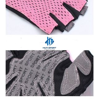 Găng Tay Tập Gym HUTI SPORT, Bao Tay Thể Thao Thể Hình Tập Tạ Nâng Tạ Nữ Cao Cấp Đủ Màu Đủ Size
