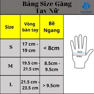 Găng Tay Tập Gym HUTI SPORT, Bao Tay Thể Thao Thể Hình Tập Tạ Nâng Tạ Nữ Cao Cấp Đủ Màu Đủ Size