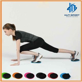 Đĩa Tập Yoga HUTI SPORT Bộ 2 Đĩa Chống Trượt Gliding Disc, Hổ Trợ Luyện Tập Yoga Thể Hình Tại Nhà Cao Cấp