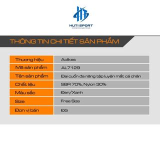 Băng Cổ Chân, Đai Quấn Bảo Vệ Mắt Cá, Bó Gót Chân Chính Hãng Aolikes AL7130 Tập Gym Thể Thao Đá Bóng Cầu Lông Bóng Rổ