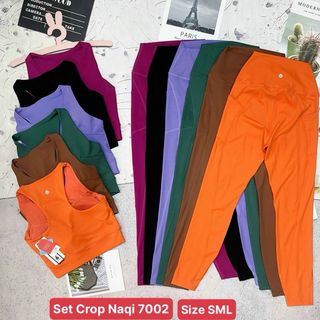 Set crop naqi 7002 6 màu size sml chất thun lạnh mút đúc mới nhất 2024 Thể Thao cao cấp Siêu Đẹp Giá Sỉ,