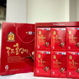 NƯỚC HỒNG SÂM DREAM Hộp 30 gói x 70ml