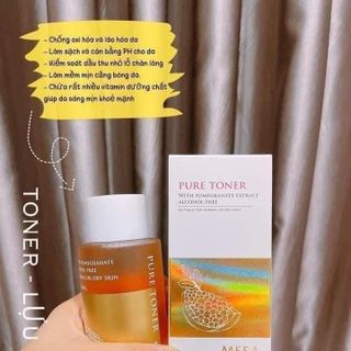 Chính hãng _Toner Lựu Đỏ Meea Organic 120ml (Pure Toner)