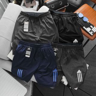 Short adid2as thun poly dày dặn mịn mát, trơn láng, co giãn 4 chiều 85k 3 túi khoá kéo. Size : m l xl 2xl Ri 2222