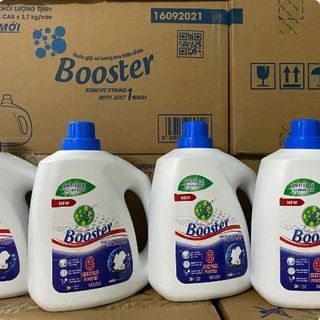 NƯỚC GIẶT XẢ BOOSTER CAN XANH 3,7KG