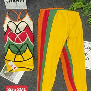 Set lycra dây 017 4 màu size sml chất thun lạnh sẵn mút mới nhất 2024 Thể Thao cao cấp Siêu Đẹp Giá Sỉ,