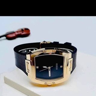 ĐỒNG HỒ NAM CAO CẤP GUE.SS DA ĐEN 1