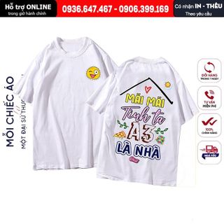 Áo Lớp, Áo Nhóm Có Cổ - Cổ Tròn Vải Cotton, Form Unisex In Theo Yêu Cầu - [Nhận tối thiểu từ 05 áo] -2