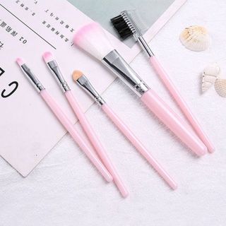 Bộ Cọ 5 Cây Hồng Trang Điểm
